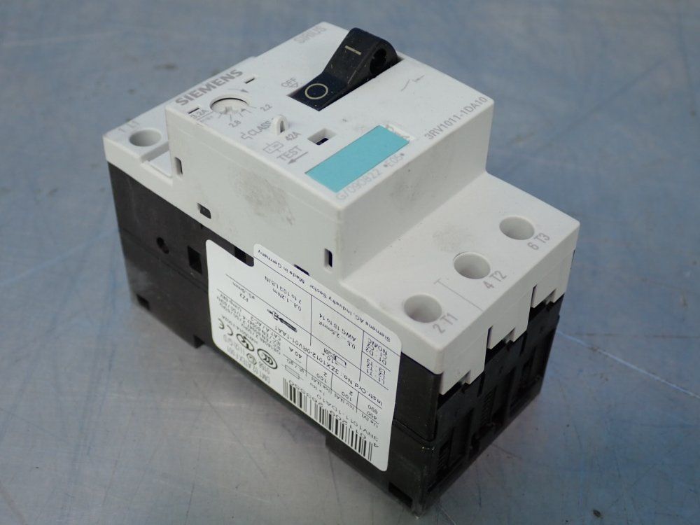 Siemens Circuit Breaker - 3rv1011-1da10