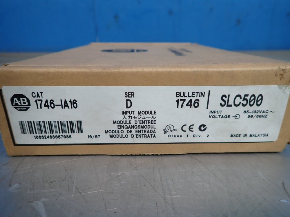 Allen Bradley Input Module - 1746-1a16