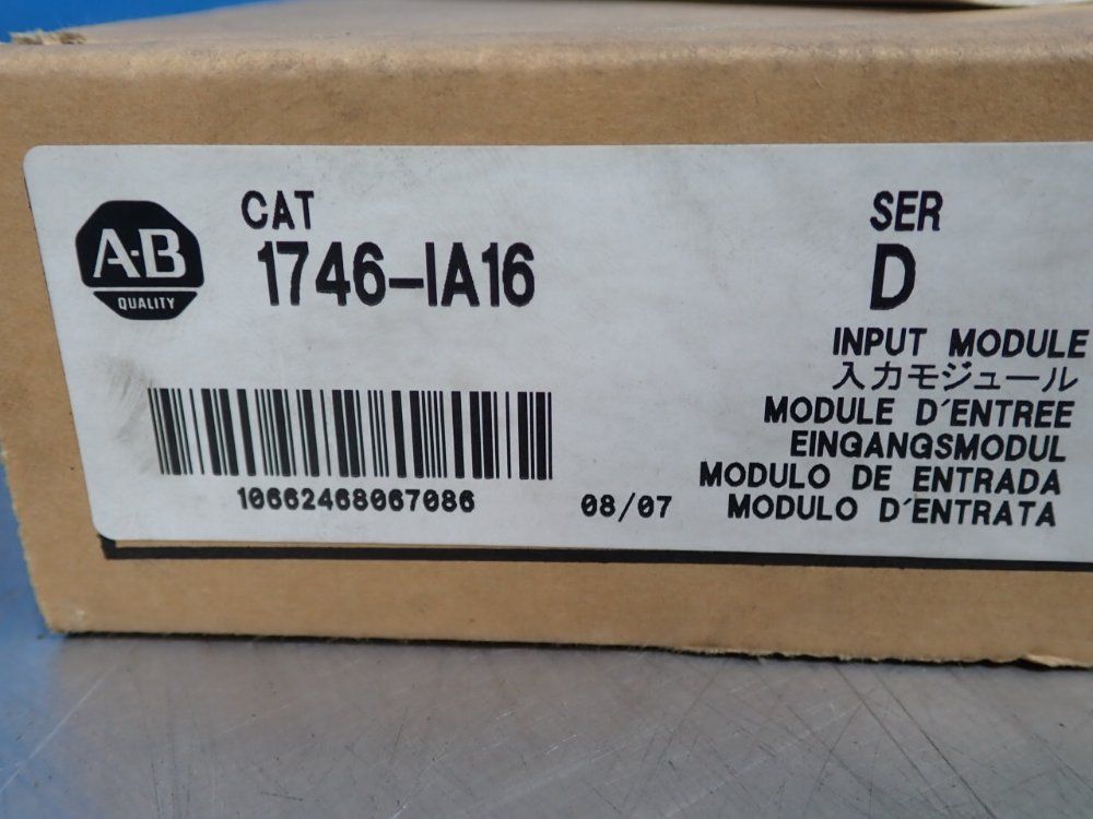 Allen Bradley Input Module - 1746-1a16
