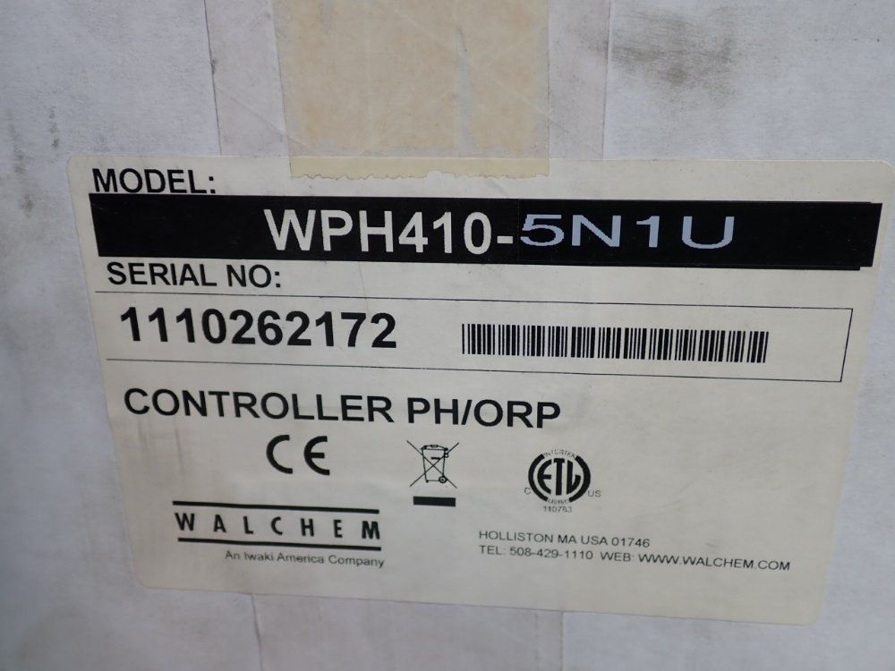 Walchem Ph/orp Controller - Wph410-5n1u