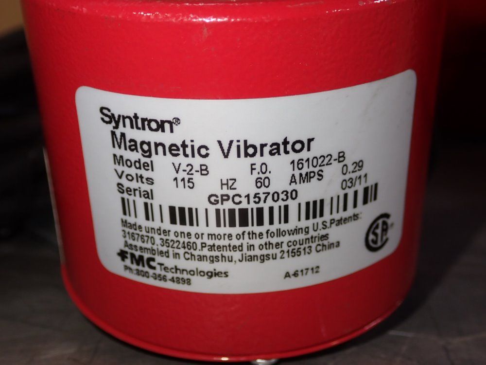 Fmc Technologies Magnetic Vibrator - V-2-b