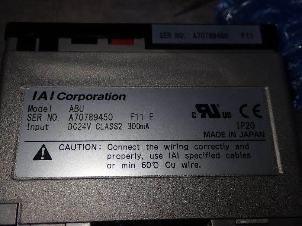 Iai Corporation Controller Module - Abu