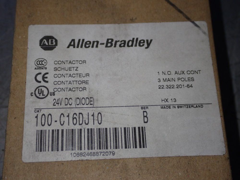 Allen Bradley Contactor - 100-c16dj10