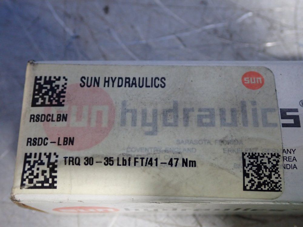 Sun Hydraulics Pressure Relief Valve - Rsdc-lbn