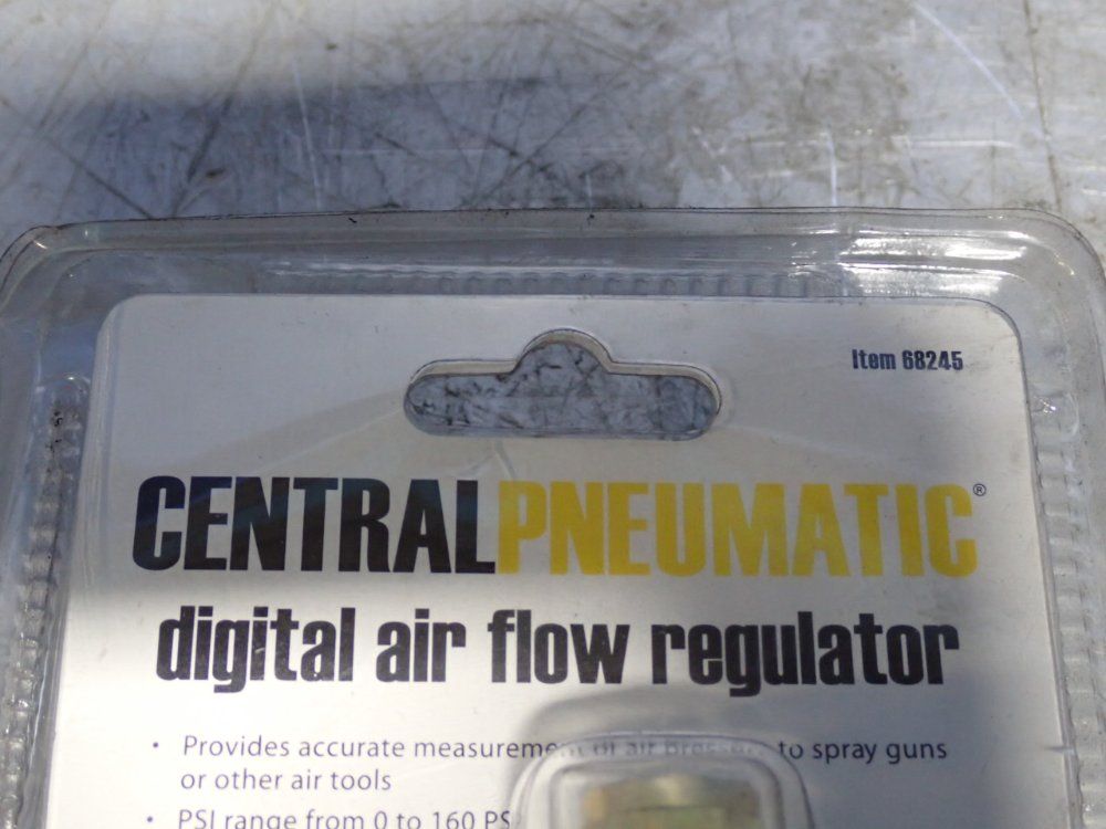 Central Pneumatic Digital Air Flow Regulator - 68245