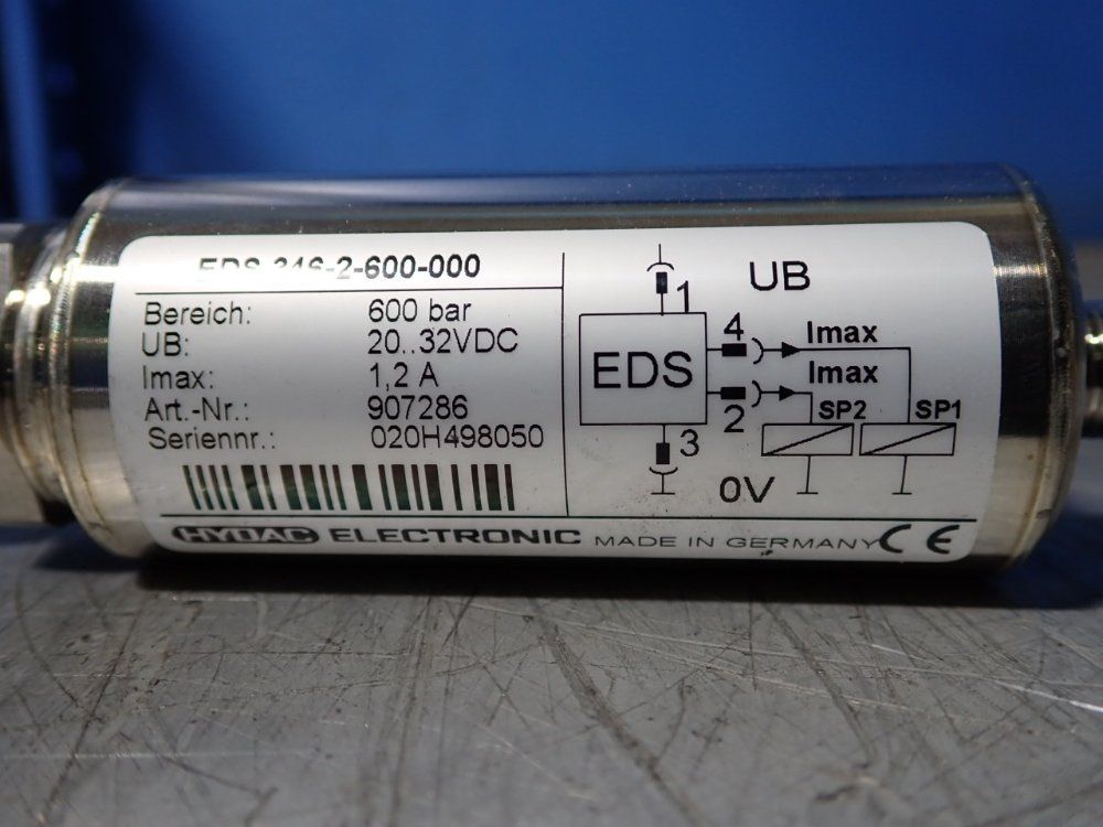 Hydac 600bar Pressure Switch - 346-2-600-000