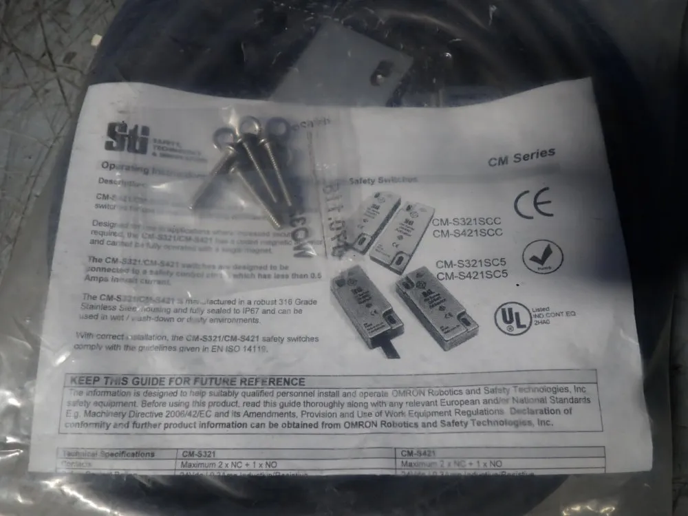 Omron Interlock Switch - Cm-s321sc5