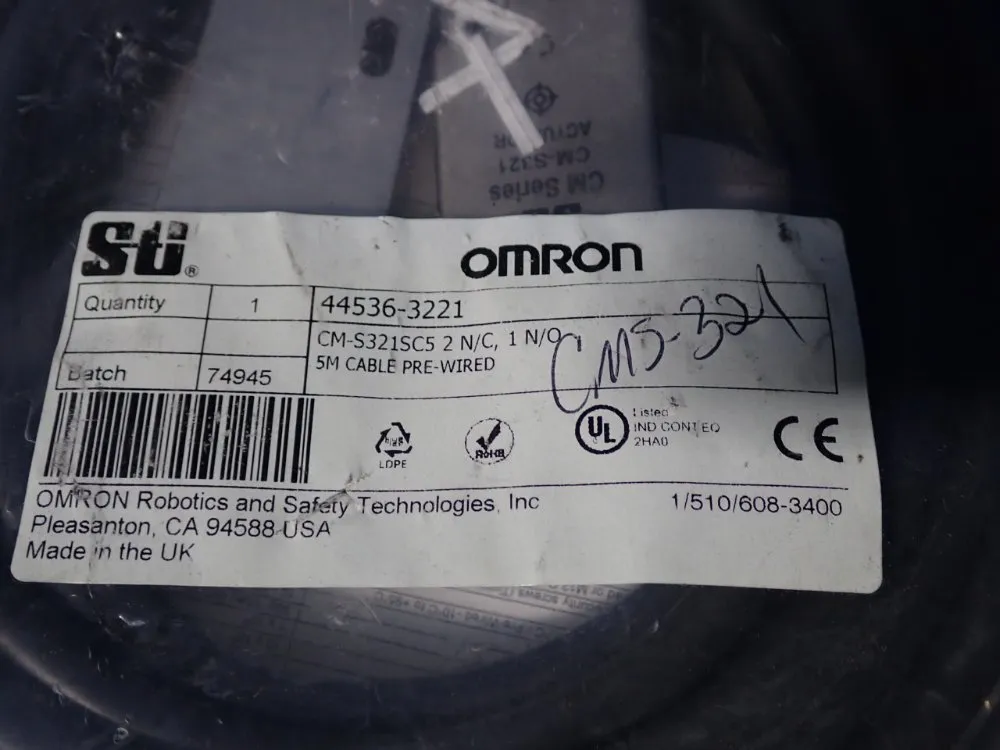 Omron Interlock Switch - Cm-s321sc5
