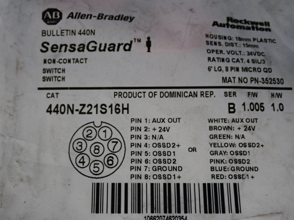 Allen Bradley Switch - 440n-z21s16h