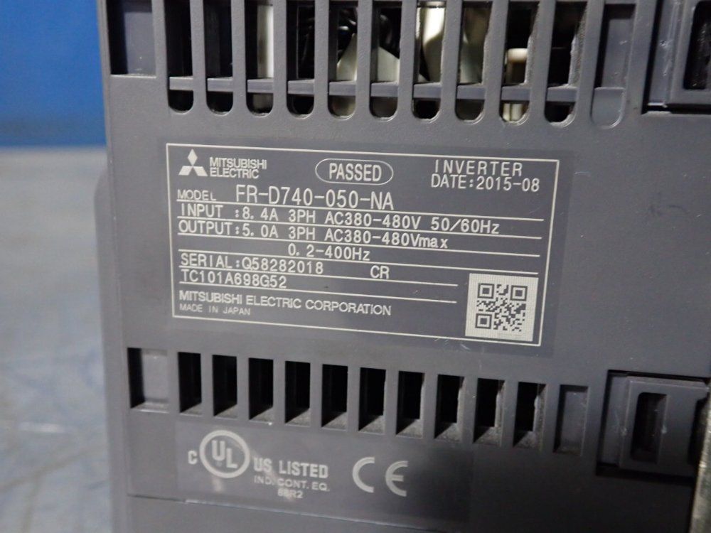 Mitsubishi Electric Variable Speed Drive - Fr-d740-050-na