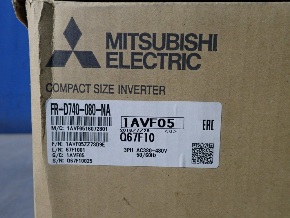Mitsubishi Electric Variable Speed Drive - Fr-d740-050-na