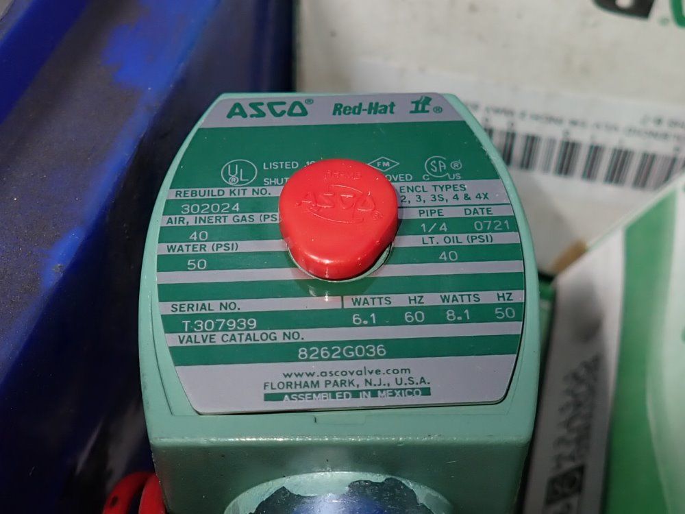Asco Shut Off Valves - 8262g036