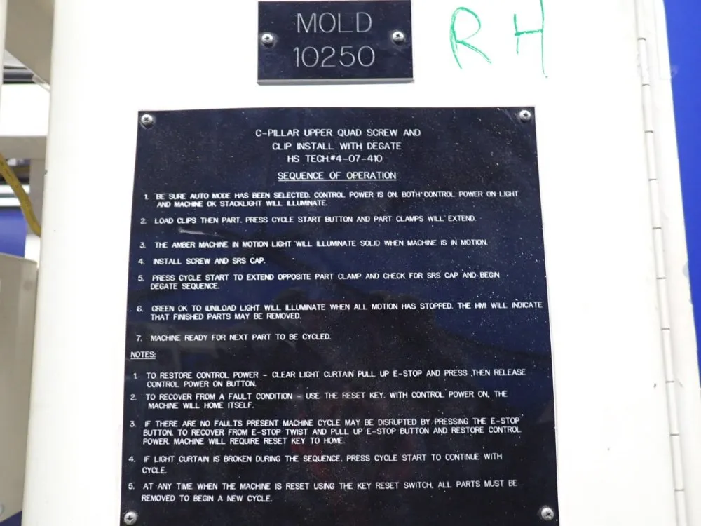 Hs Technologies Assembly Station - C-pillar Quad Cab