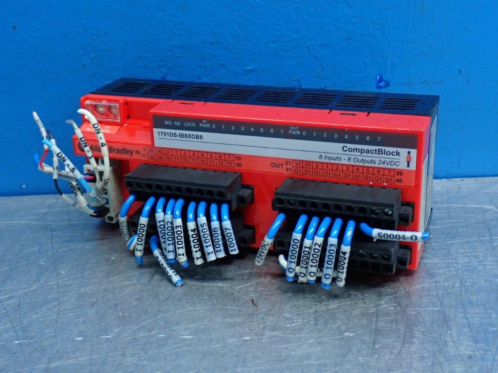 Allen Bradley Guard Compactblock Combination I/o Module - 1791ds-ib8xob8