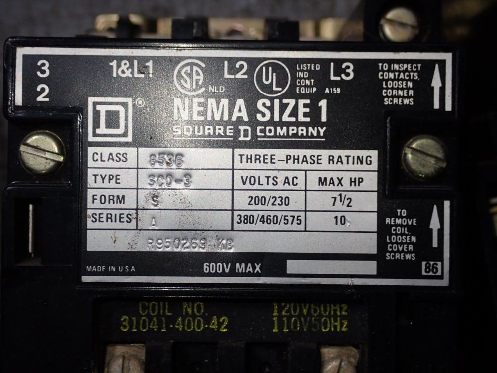 Square D Circuit Breaker - Sc0-3