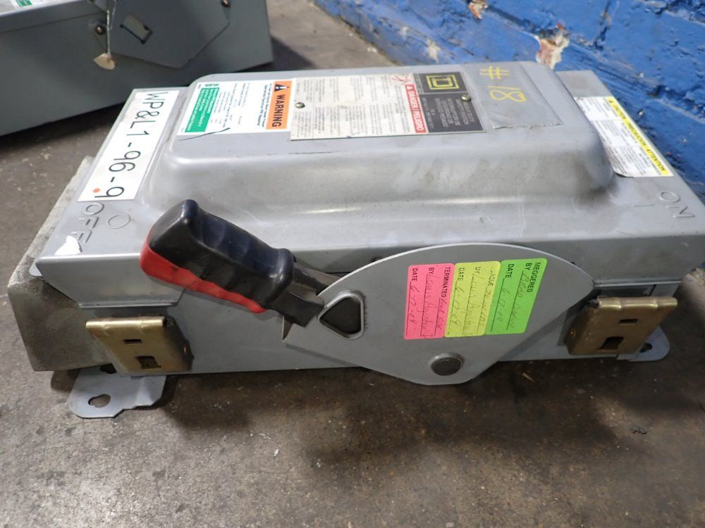 Square D 60 Amp Fusible Disconnect - H362awc
