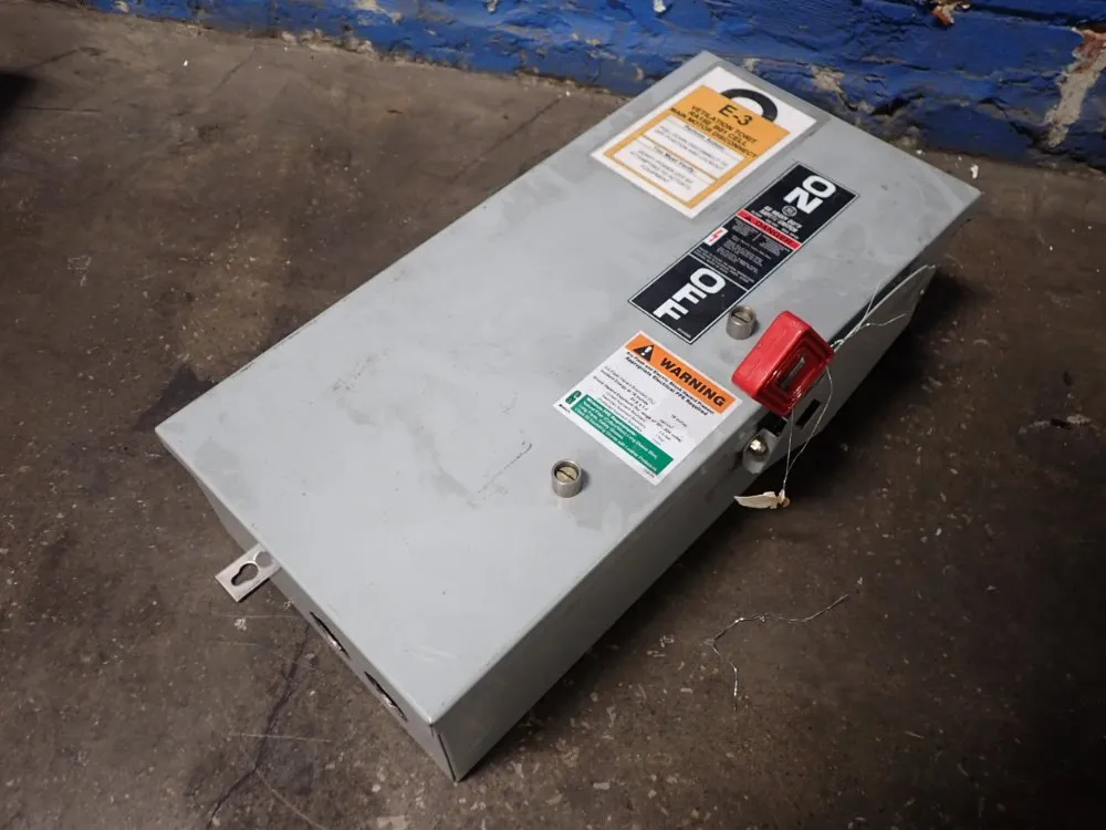 General Electric 60 Amp Non-fusible Disconnect - Thn3362j
