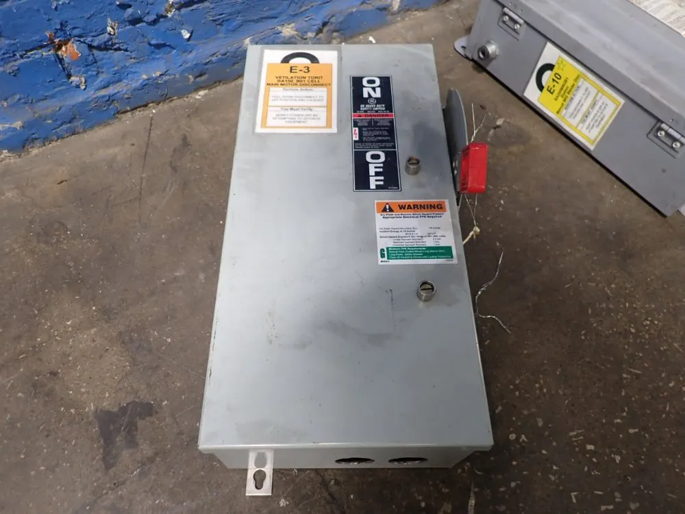 General Electric 60 Amp Non-fusible Disconnect - Thn3362j