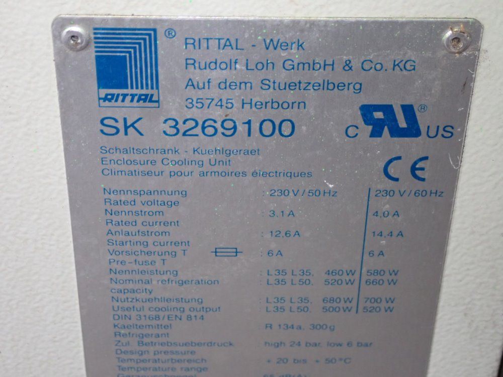 Rital Enclosure Cooling Unit - Sk3269100