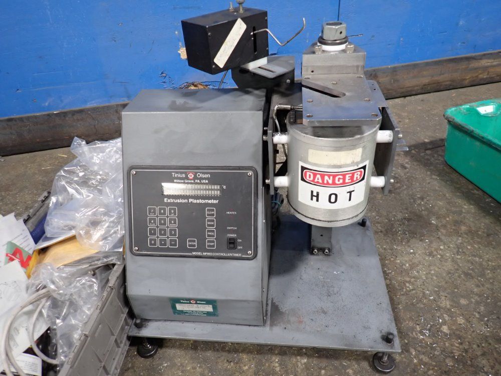 Tinius Olsen Extrusion Plastometer - Mp993