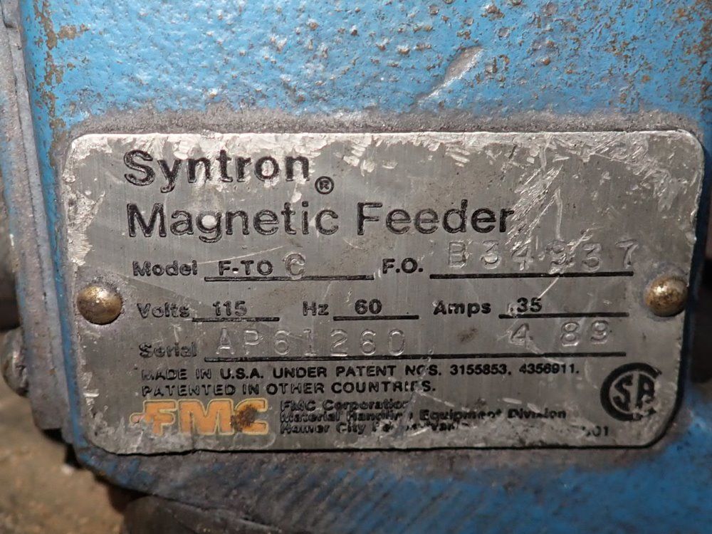 Syntron Magnetic Feeder - F-toc