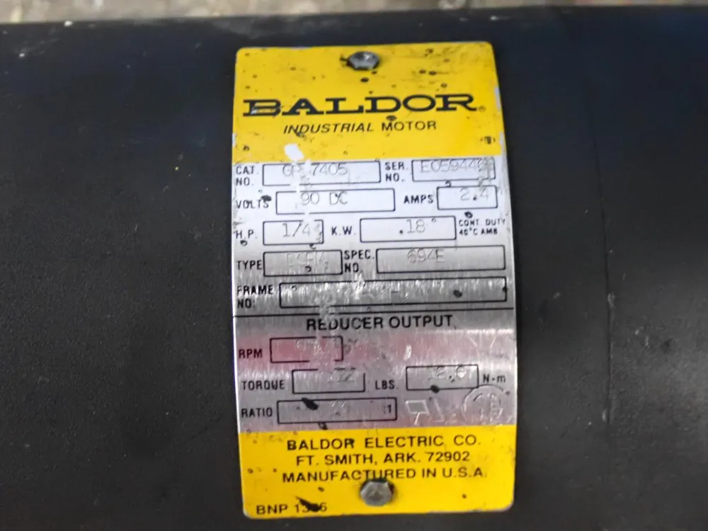 Baldor 0.25 Hp Motor - Gr-7405