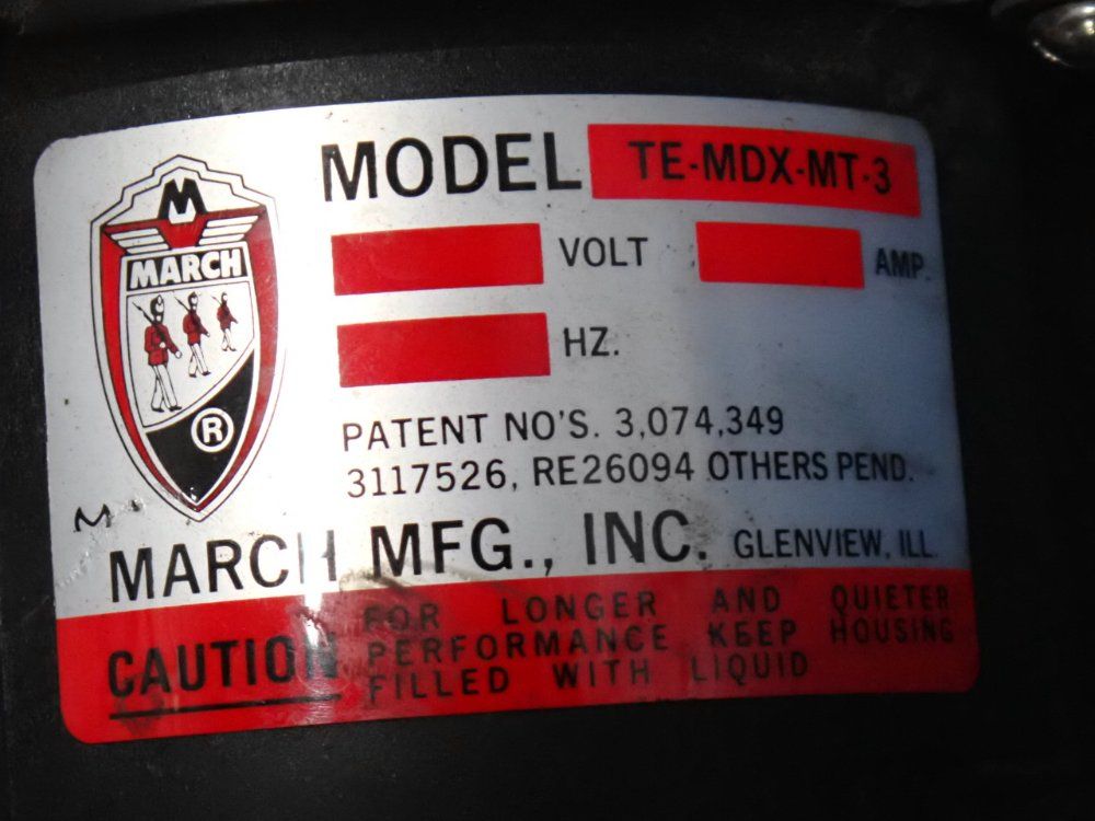 Marsh Manufacturing 0.7 Hp Drive Pump - Te-mdx-mt-3