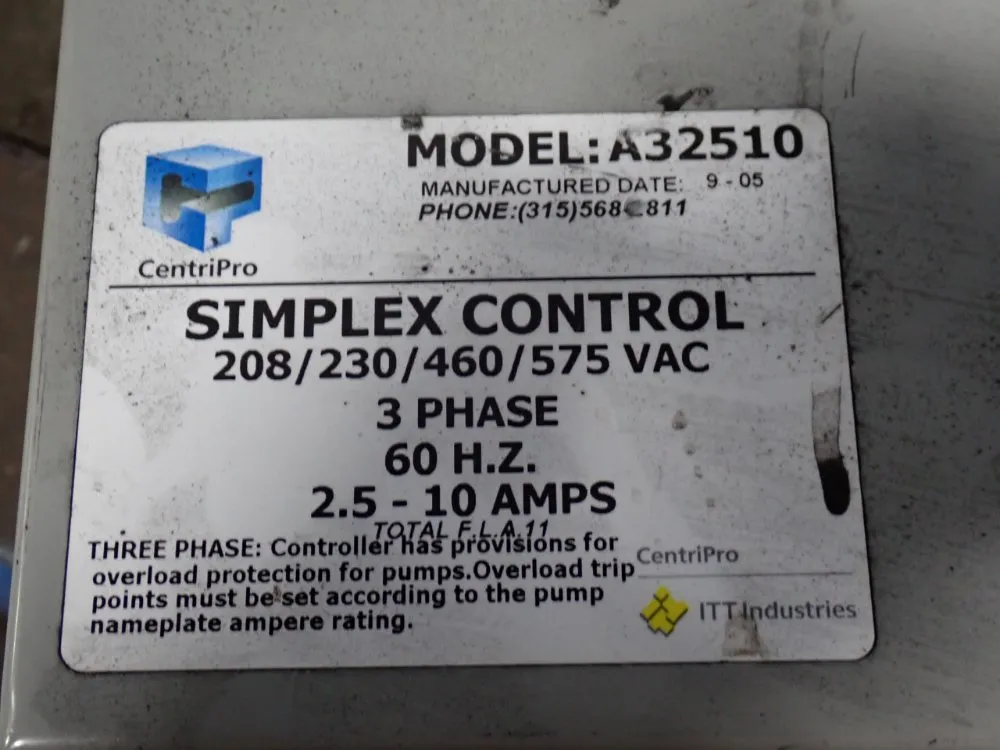Centripro Control Panel - A32510