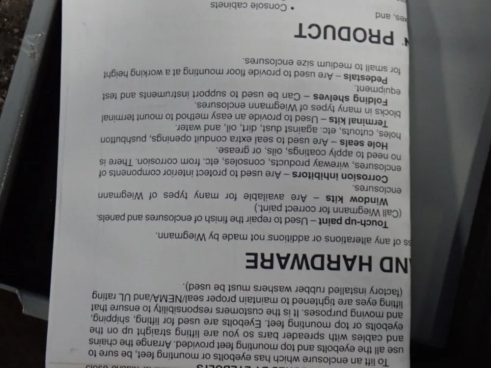 Wiegmann Junction & Pull Box - B060604