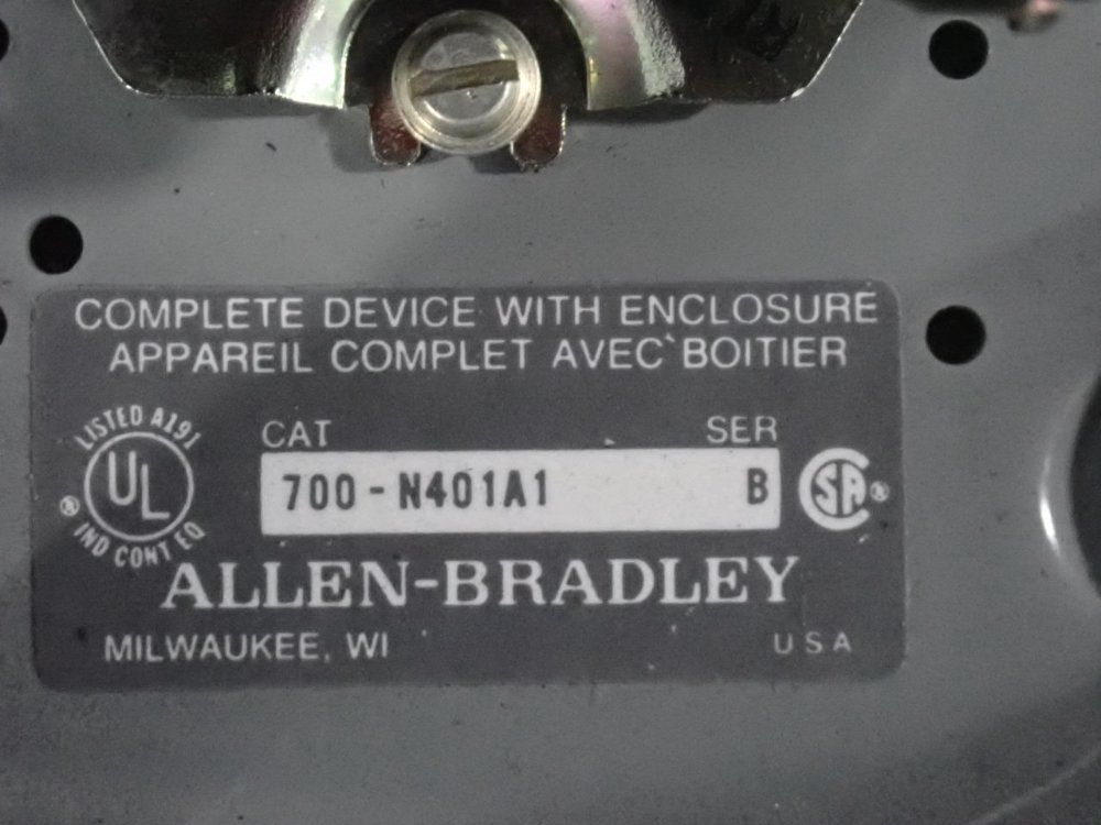 Allen Bradley Contractor - 700-n401a1