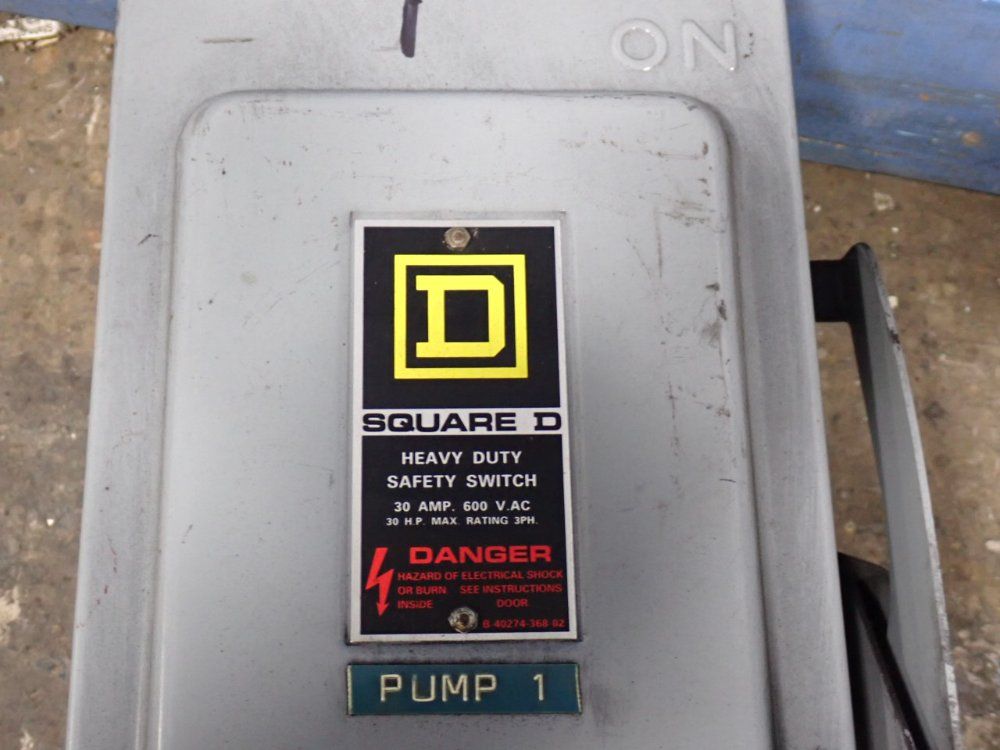 Square D 30 Amp / 600 Vac Safety Switch - Hu361