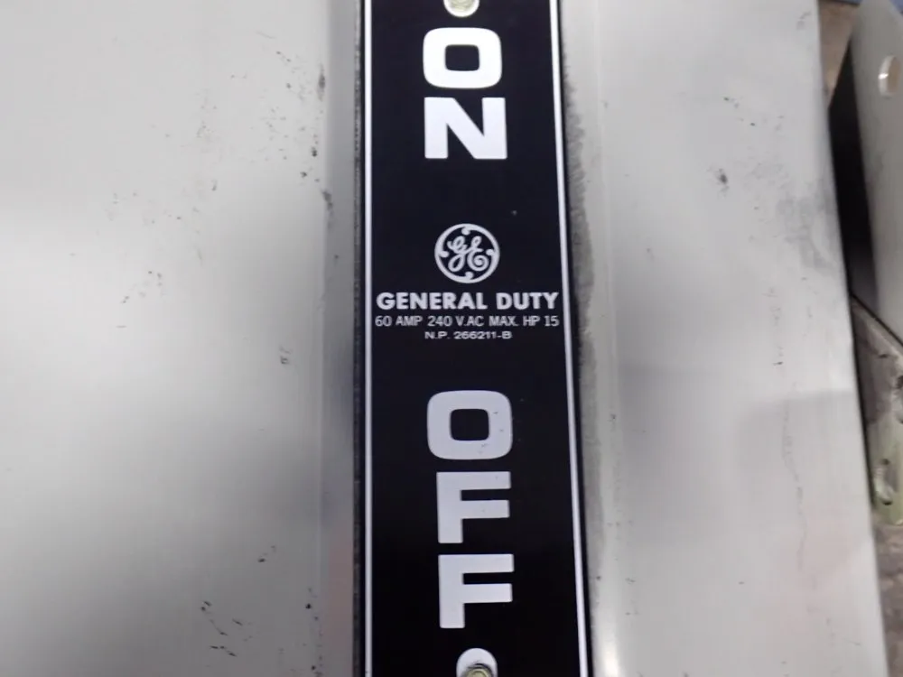 General Electric 60 Amp / 240 Vac Enclosed Switch - Tgn3322rh