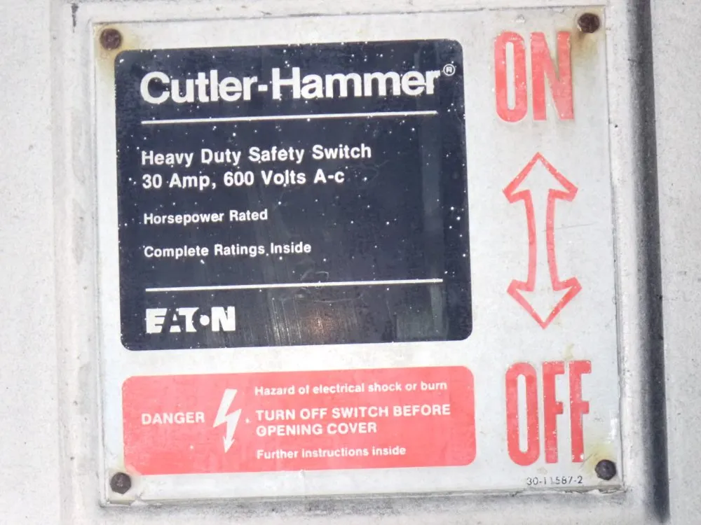 Cutler-hammer 30 A Safety Switch