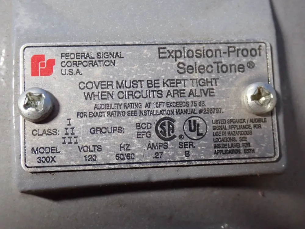 Federal Signal Corporation 0.27 Amps Amplified Speaker - 300x