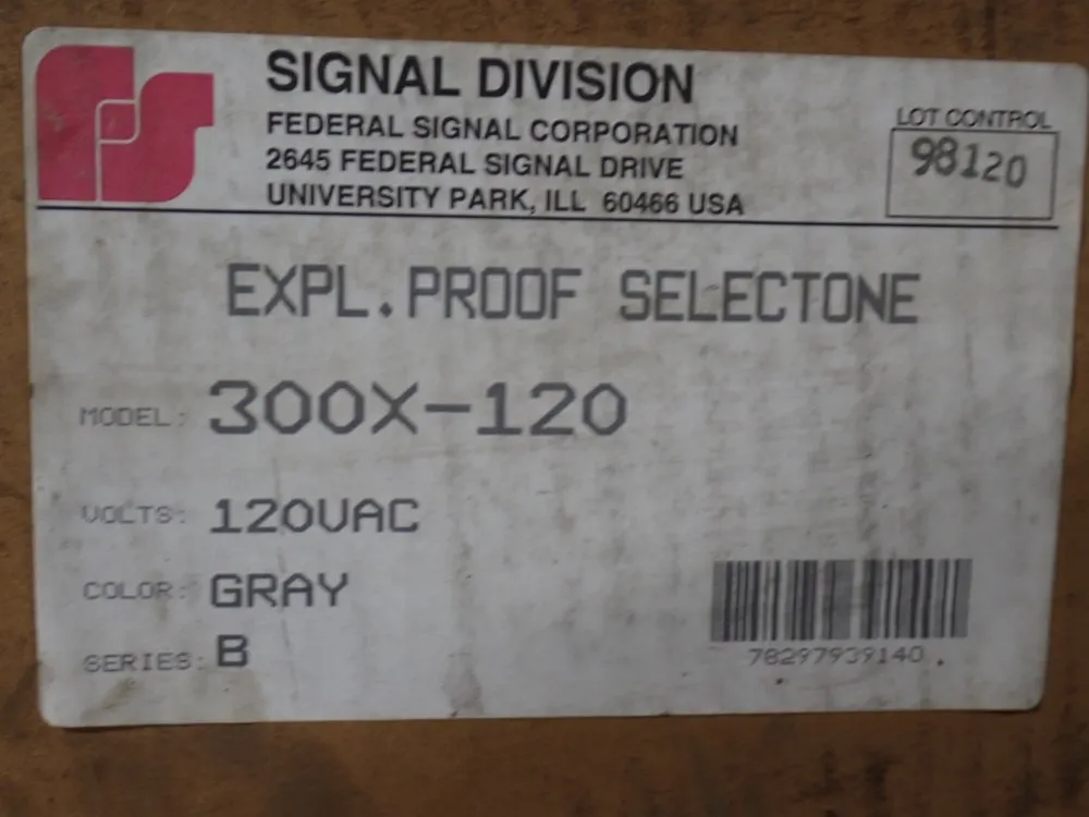 Federal Signal Corporation 0.27 Amps Amplified Speaker - 300x