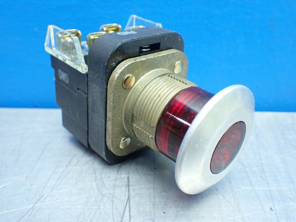 Allen-bradley 2, Illuminated Pushbuttons, Red Cap - 800t-fxp16ra1