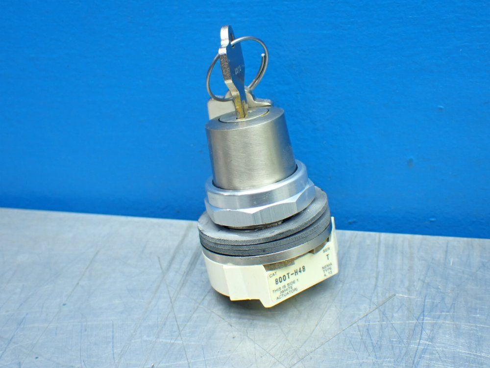 Allen-bradley 2, Selector Switches, 2 Position Cylinder Lock - 800t-h48