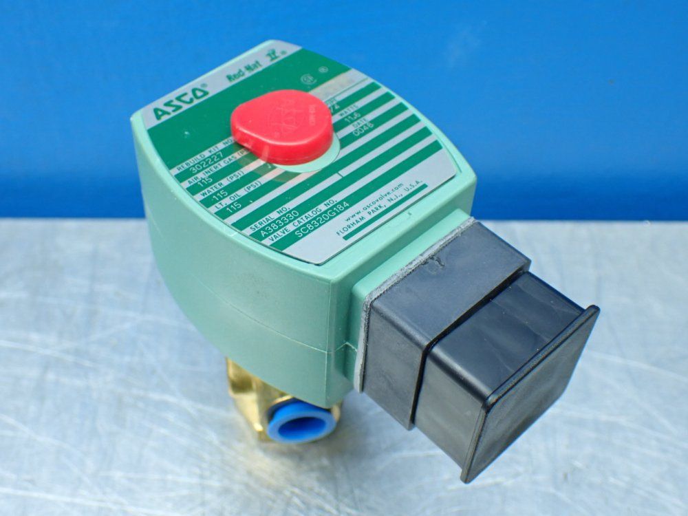 Asco 1/4" Pipe, 150psi Sc8320g184 Red-hat Solenoid Valve - Sc8320g184