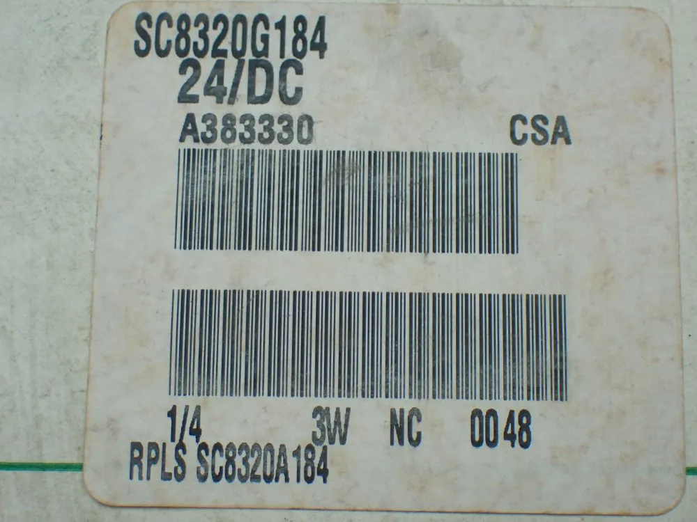 Asco 1/4" Pipe, 150psi Sc8320g184 Red-hat Solenoid Valve - Sc8320g184