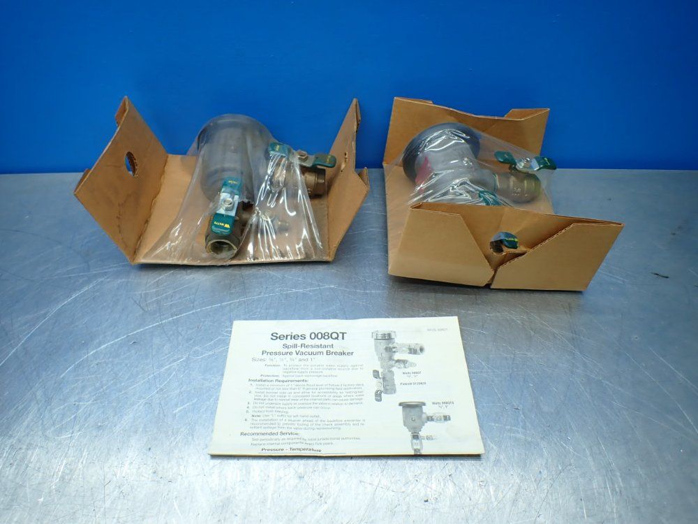 Watts Spill Resistant Pressure Vacuum Breakers - 008-pcqt