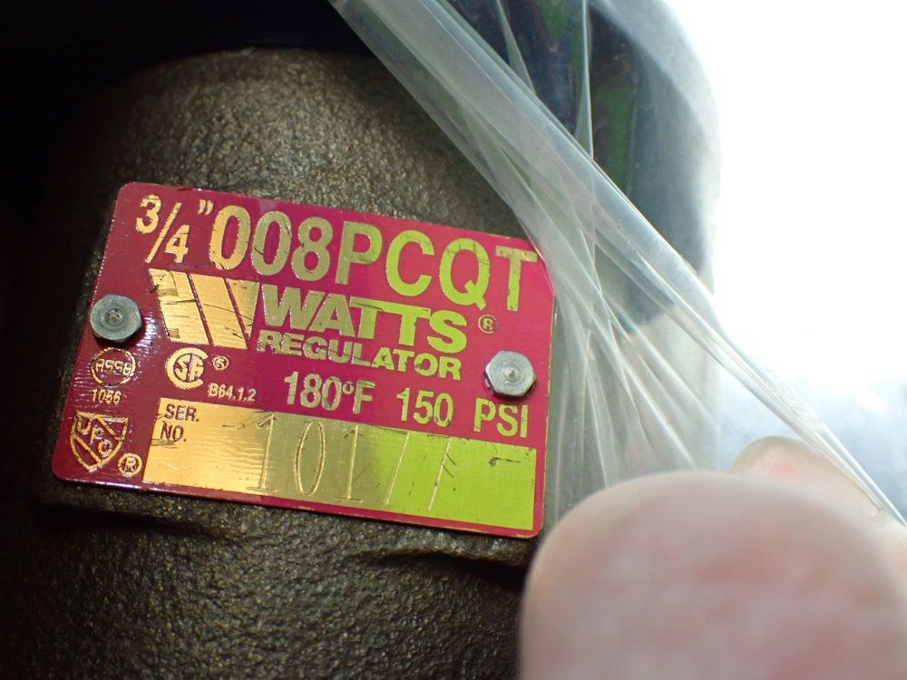 Watts Spill Resistant Pressure Vacuum Breakers - 008-pcqt