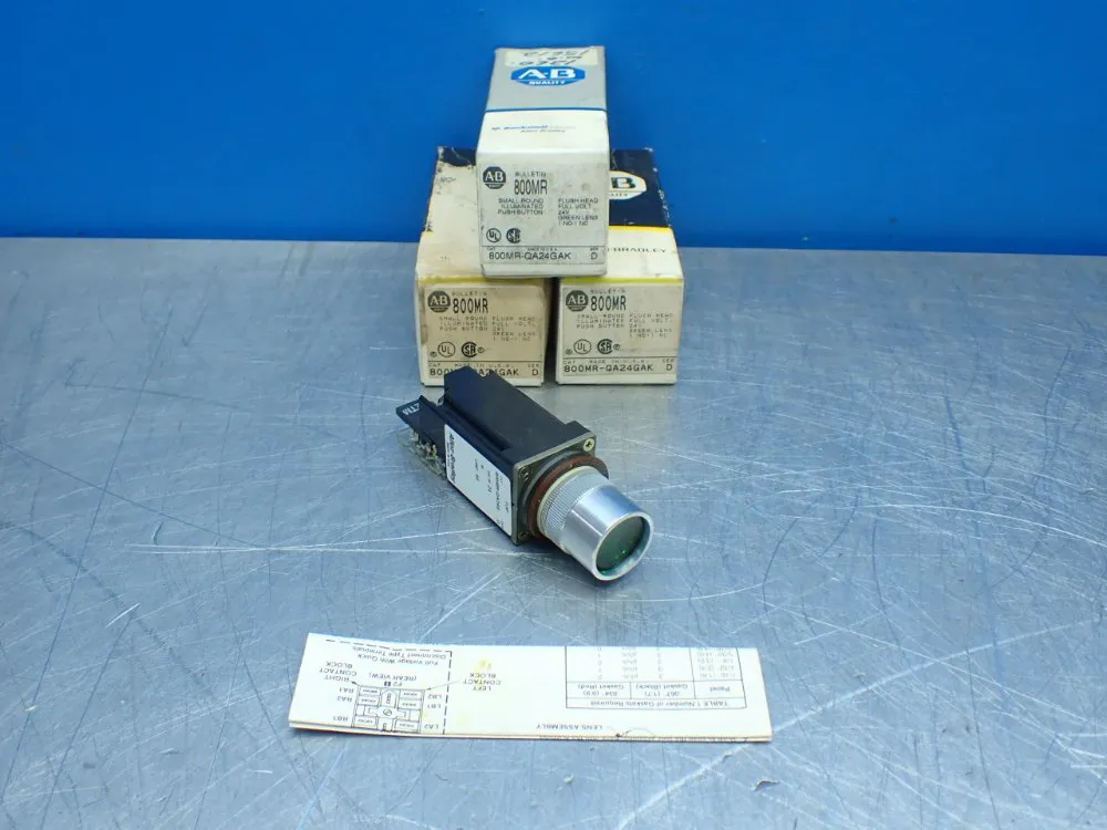 Allen-bradley 3, Illuminated Push Buttons - 800mr-qa24ga
