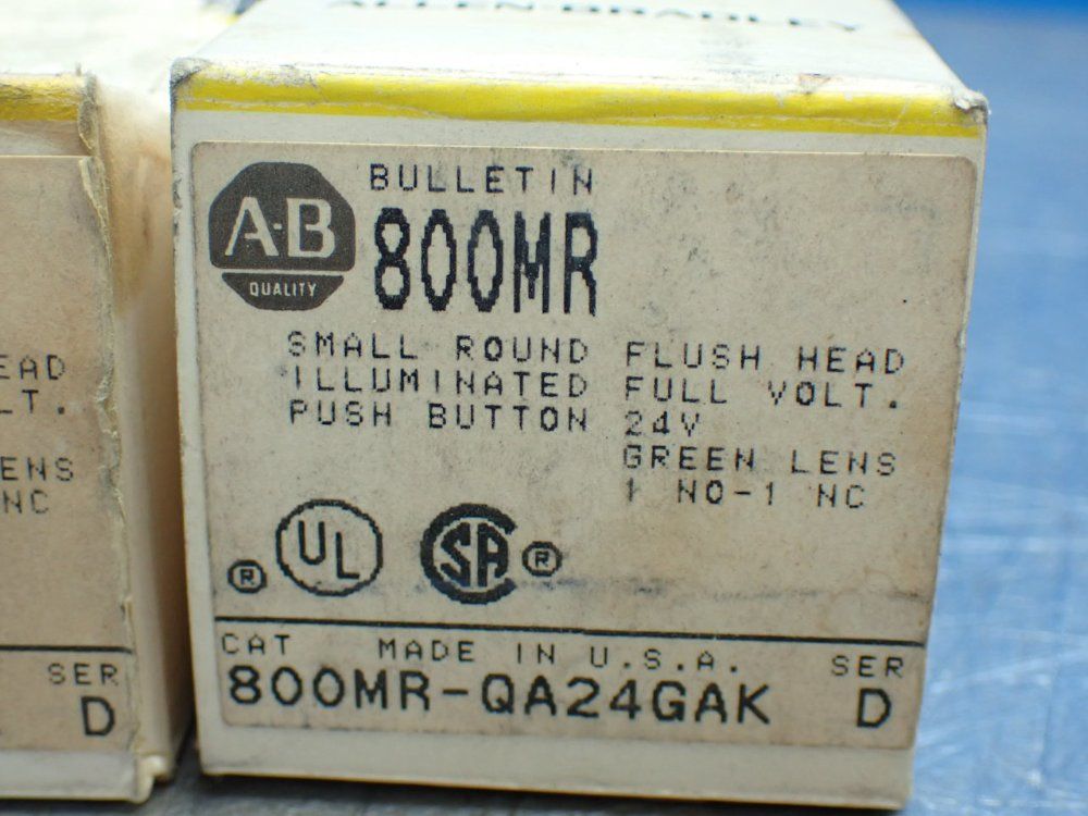 Allen-bradley 3, Illuminated Push Buttons - 800mr-qa24ga