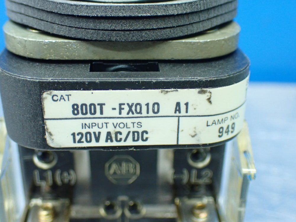 Allen-bradley 3, Illuminated Push Buttons Blue Cap - 800t-fxq10ba1