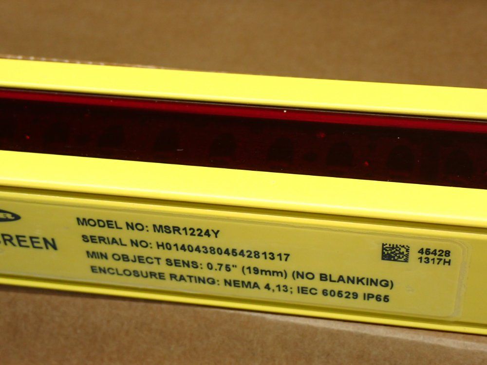 Banner Mini-screen Light Curtain - Msr1224y