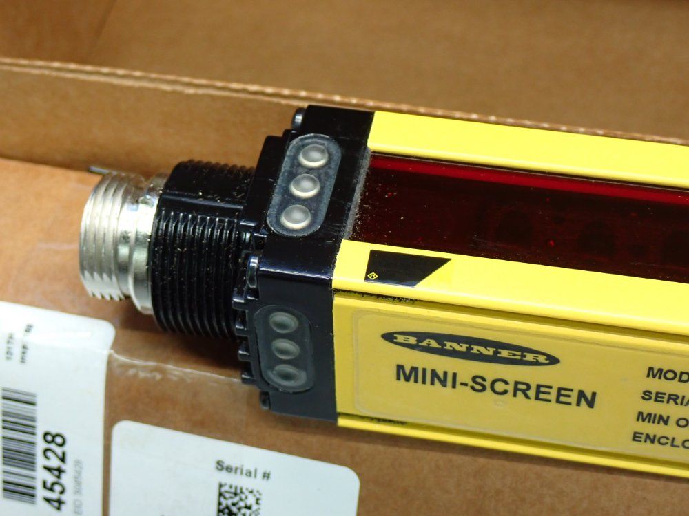 Banner Mini-screen Light Curtain - Msr1224y