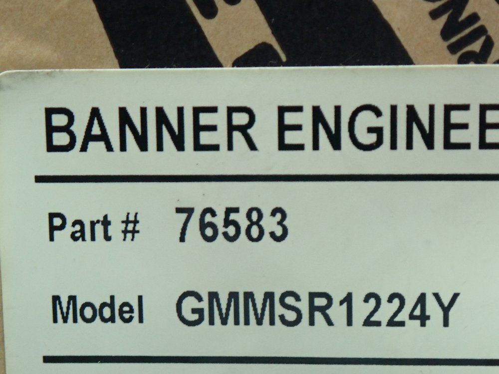 Banner Mini-screen Light Curtain - Msr1224y