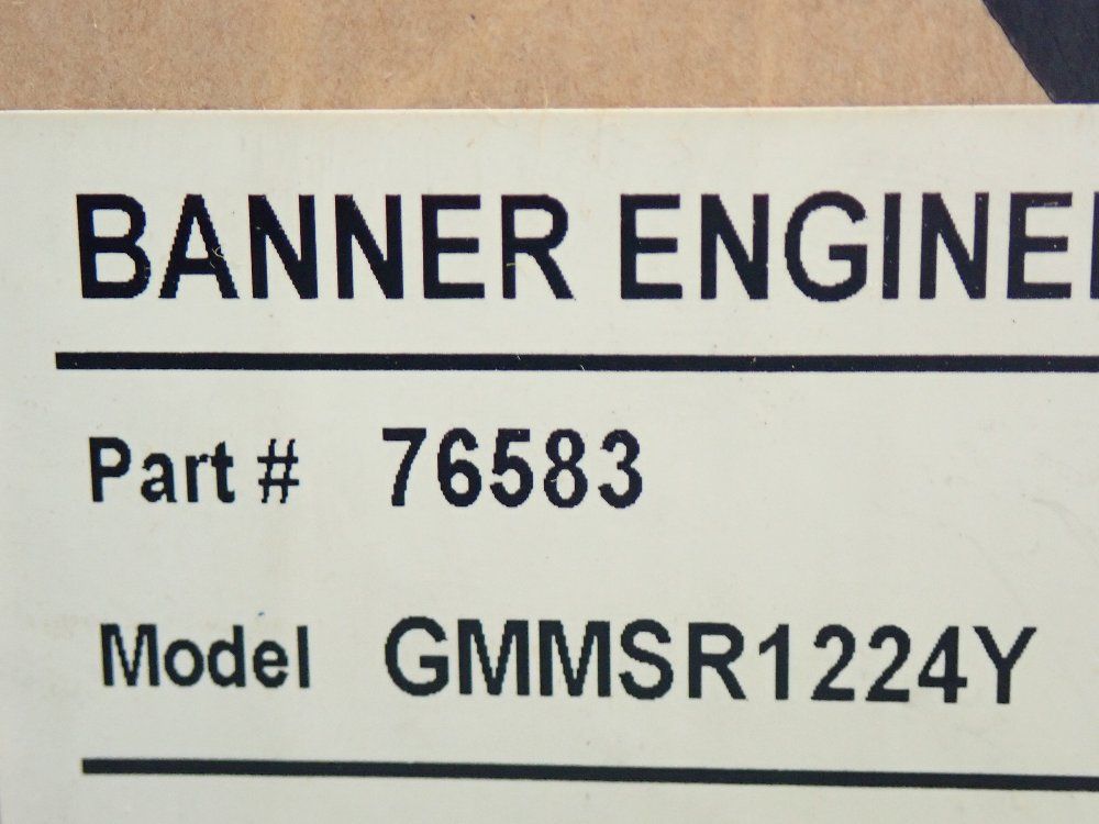 Banner Mini-screen Light Curtain - Msr1224y