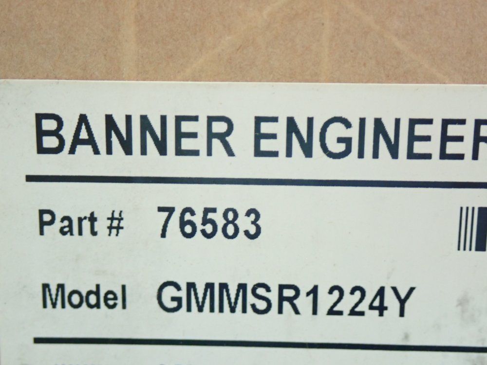 Banner Mini-screen Light Curtain - Msr1224y