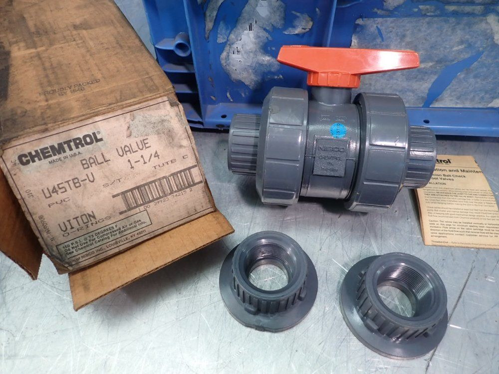 Chemtrol Ball Valves - U45tb-v